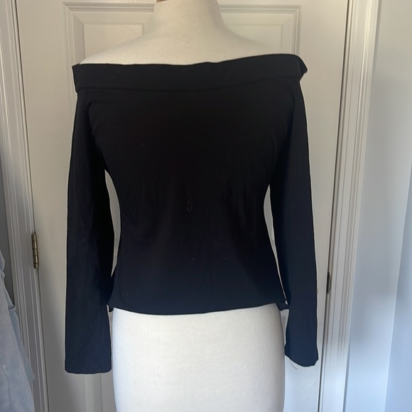 Black off the shoulder top - Picture 2 of 2